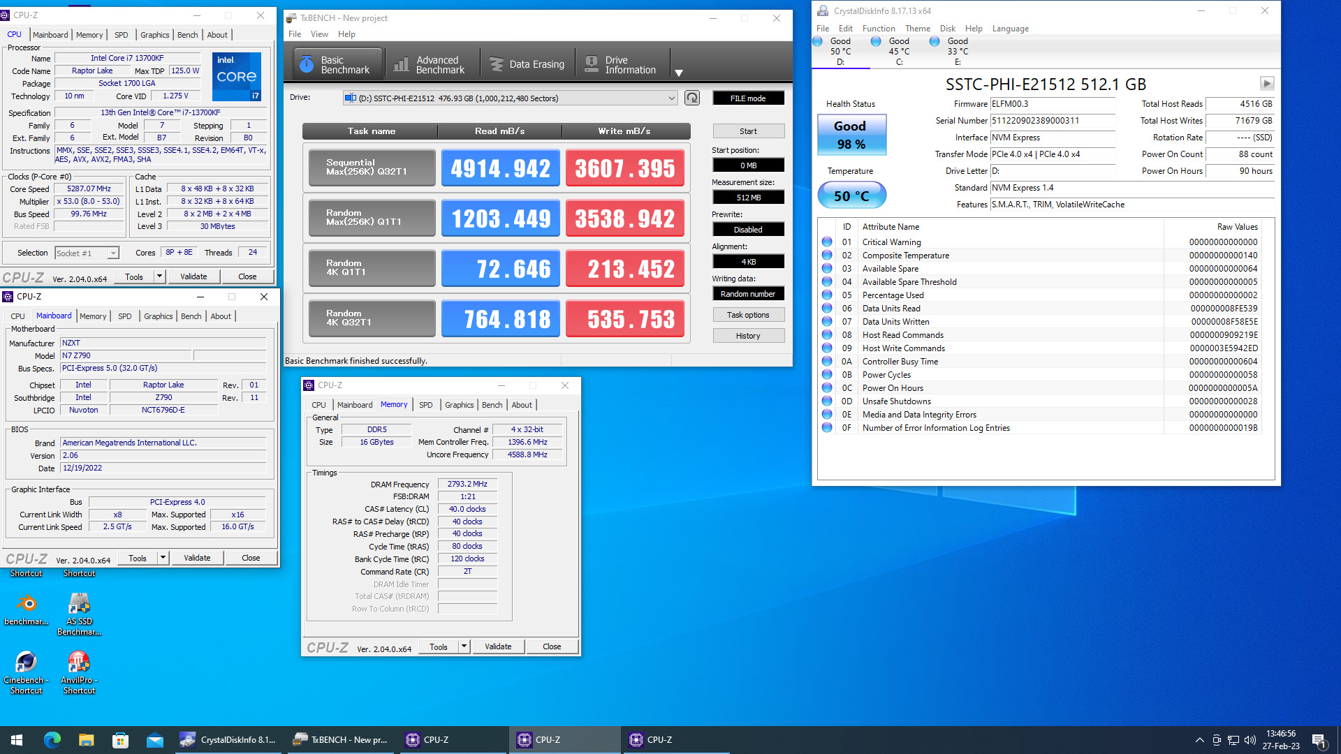 SSTC HAMMERHEAD E21 512GB - PCIe 4.0 x4 NVMe M.2 SSTC HAMMERHEAD E21 512GB - PCIe 4.0 x4 NVMe M.2
