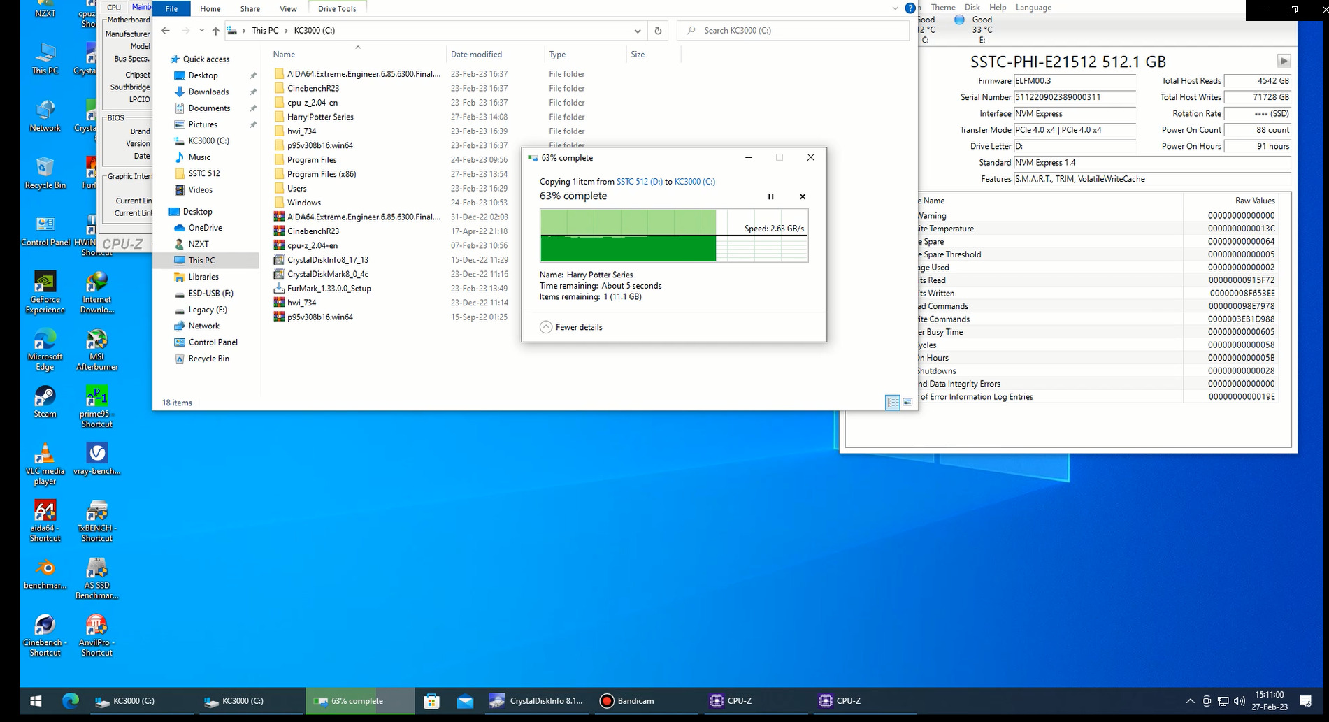 SSTC HAMMERHEAD E21 512GB - PCIe 4.0 x4 NVMe M.2 SSTC HAMMERHEAD E21 512GB - PCIe 4.0 x4 NVMe M.2