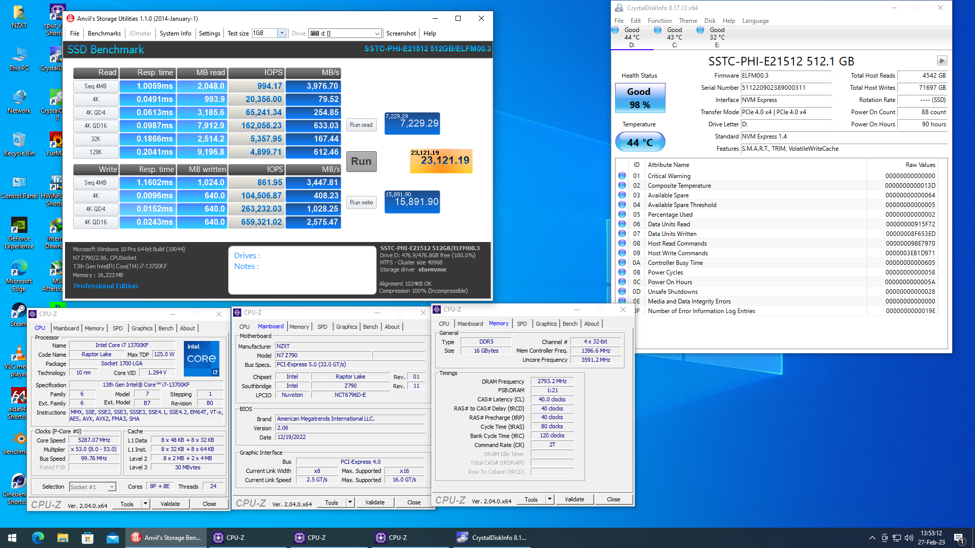 SSTC HAMMERHEAD E21 512GB - PCIe 4.0 x4 NVMe M.2 SSTC HAMMERHEAD E21 512GB - PCIe 4.0 x4 NVMe M.2