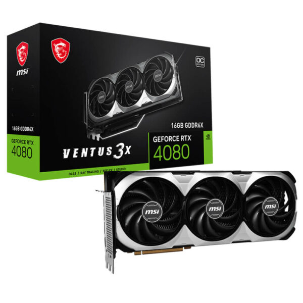 MSI GeForce RTX™ 4080 16GB VENTUS 3X OC - 16GB GDDR6X