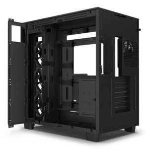 NZXT H9 Flow Matte Black - Dual-Chamber Mid-Tower Airflow Case