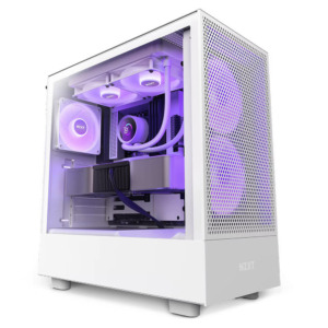 NZXT Kraken 240 RGB Matte White - 240mm AIO Liquid Cooler with LCD Display and RGB Fans