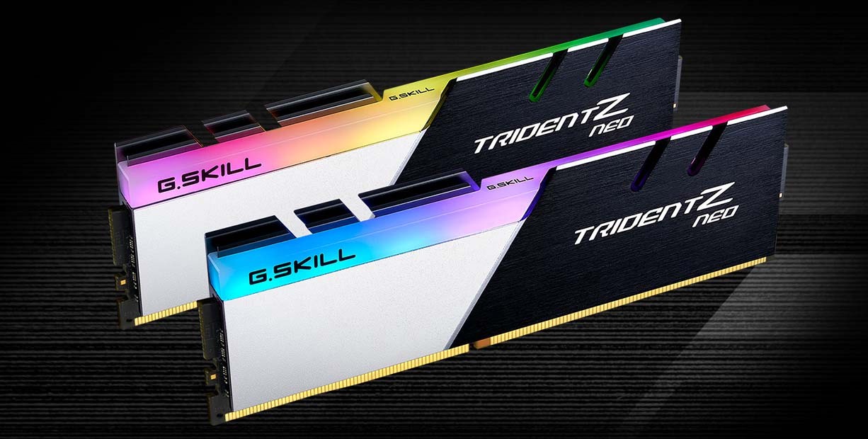 GSkill Trident Z Neo RGB - 32GB (2x16GB) DDR4 - Bus 3600MHz Cas18 GSkill Trident Z Neo RGB - 32GB (2x16GB) DDR4 - Bus 3600MHz Cas18