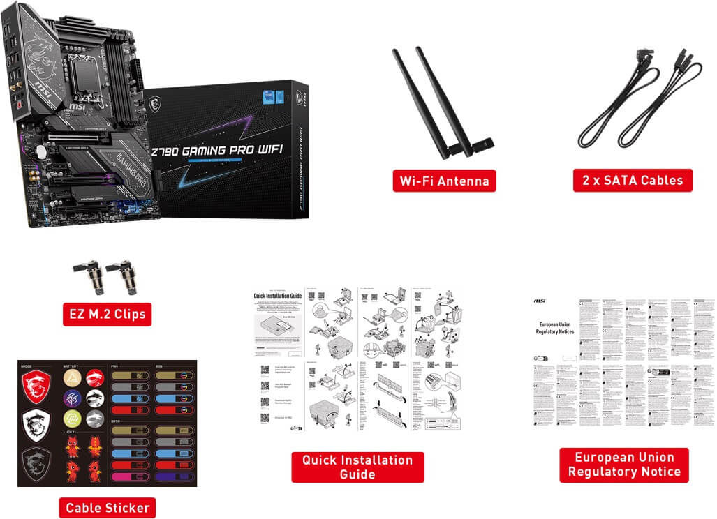 MSI Z790 GAMING PRO WIFI - Socket 1700