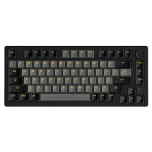 DAREU EK75 PRO Black Golden - Triple Mode, Gasket Mount, RGB