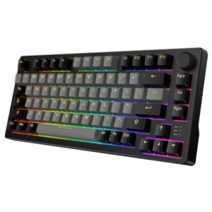 DAREU EK75 PRO Black Golden - Triple Mode, Gasket Mount, RGB