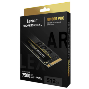 Lexar Professional NM800PRO 512GB - PCIe Gen4x4 NVMe SSD