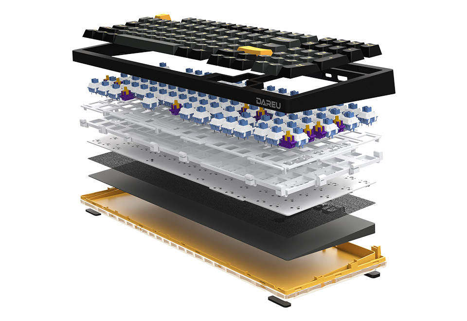 DAREU A98 PRO Timeless - Triple Mode | DareU DREAM Switch | RGB Gaming Wireless Keyboard DAREU A98 PRO Timeless - Triple Mode | DareU DREAM Switch | RGB Gaming Wireless Keyboard