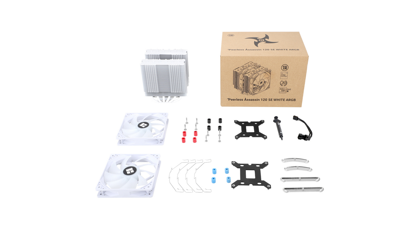 Thermalright Peerless Assassin 120 SE White ARGB - CPU Air Cooler Thermalright Peerless Assassin 120 SE White ARGB - CPU Air Cooler