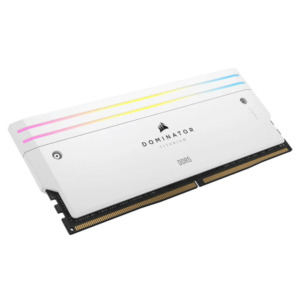 Corsair DOMINATOR TITANIUM RGB White Heatspreader - 64GB (2x32GB) DDR5 - Bus 6600MHz Cas 32