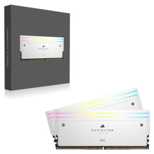 Corsair DOMINATOR TITANIUM RGB White Heatspreader - 64GB (2x32GB) DDR5 - Bus 6600MHz Cas 32