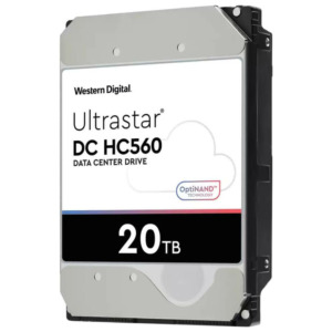 Western Digital Enterprise Ultrastar DC HC560 20TB 3.5 inch 7200RP 6Gbs SATA 512MB Hard Drive (WUH722020CLE6L4)