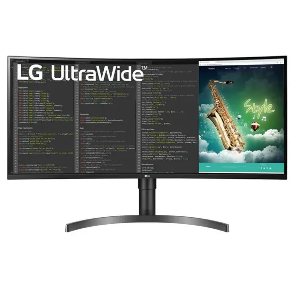 LG UltraWide 35WN75CN-B - 35 inch UWHD VA | 100Hz | 1ms | USB Type-C | Cruver | Gaming Monitor