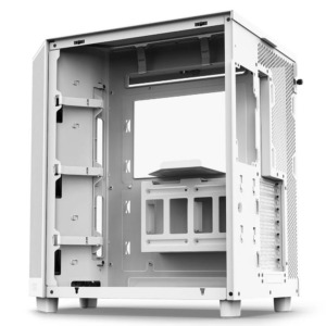 NZXT H6 Flow Matte White H6 NZXT H6 Flow Matte White - Compact Dual-Chamber Mid-Tower Airflow Case