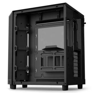 NZXT H6 Flow RGB Matte Black - Compact Dual-Chamber Mid-Tower Airflow Case with RGB Fans