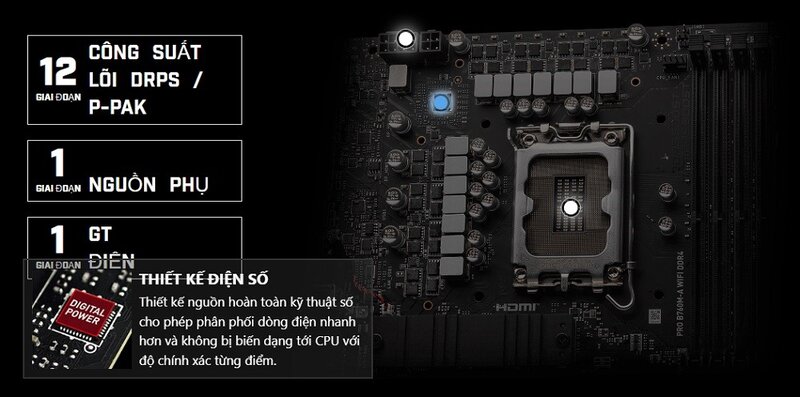 MSI PRO B760M-A WIFI DDR4 - Socket 1700