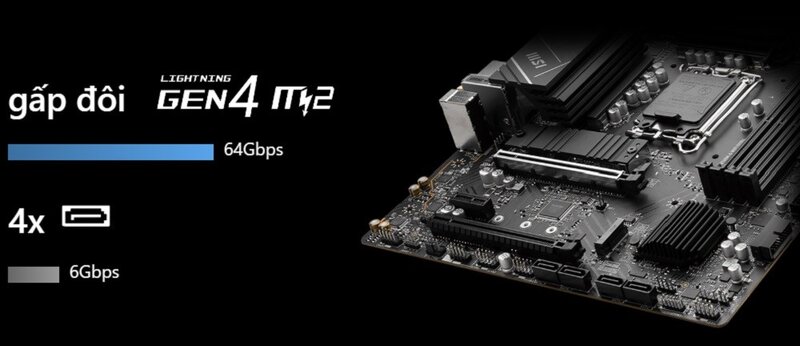 MSI PRO B760M-A WIFI DDR4 - Socket 1700