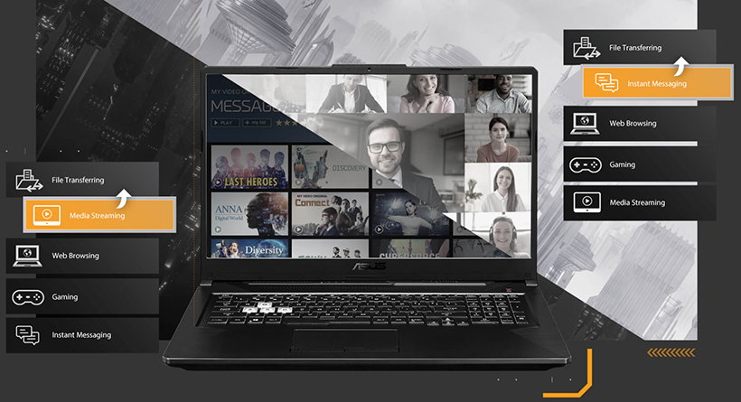 Asus TUF Gaming AX6000 - AX6000 Dual Band | Ultrafast WiFi 6 (802.11ax) | 6 Antenna | Router WiFi có thể mở rộng