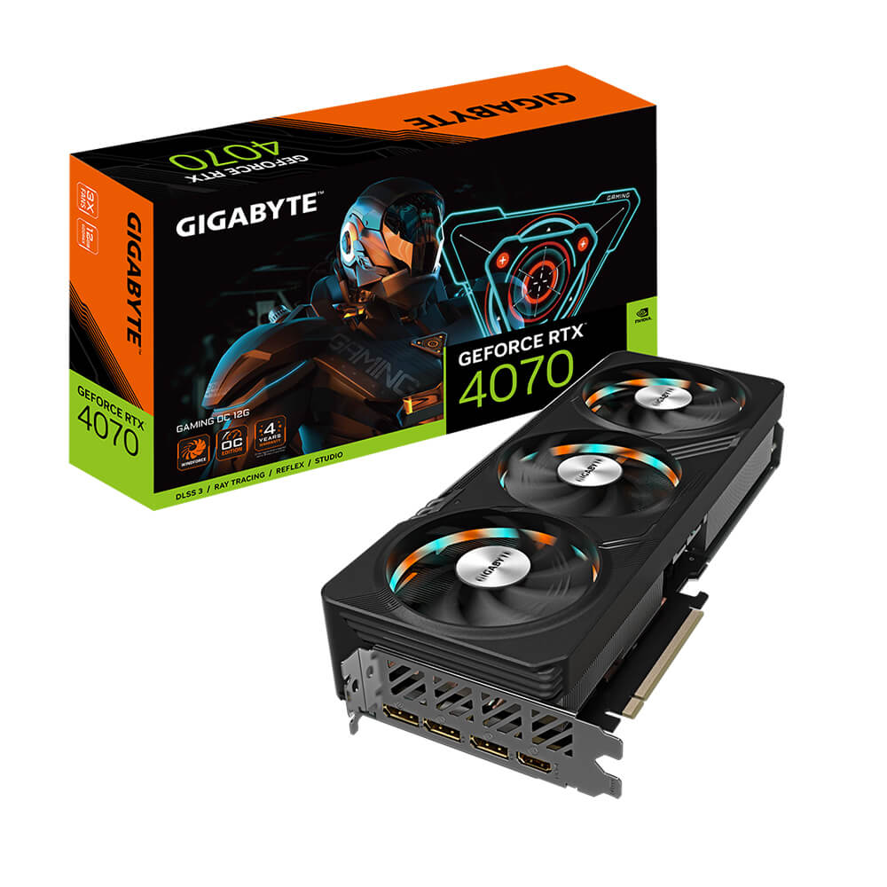 Gigabyte GeForce RTX™ 4070 GAMING OC 12G - 12GB GDDR6X