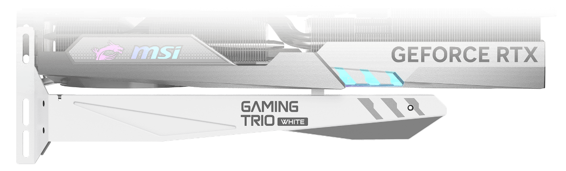 MSI GeForce RTX™ 4070Ti GAMING X TRIO WHITE 12G - 12GB GDDR6X