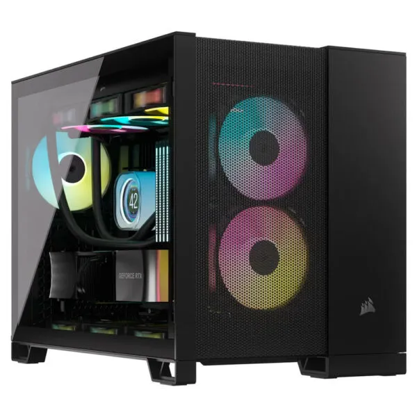 Corsair 2500D Black – Airflow Tempered Glass Mid-Tower Case