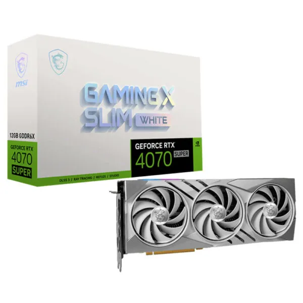 MSI GeForce RTX™ 4070 SUPER 12G GAMING X SLIM WHITE - 12GB GDDR6X