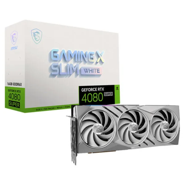 MSI GeForce RTX™ 4080 SUPER 16G GAMING X SLIM WHITE - 16GB GDDR6X