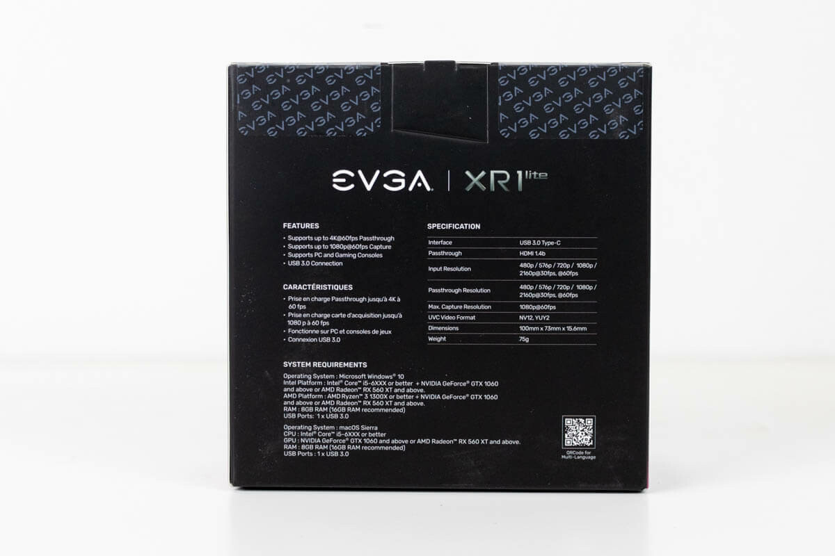 EVGA XR1 Lite Capture Card - Certified for OBS - USB 3.0 - 4K Pass Through
