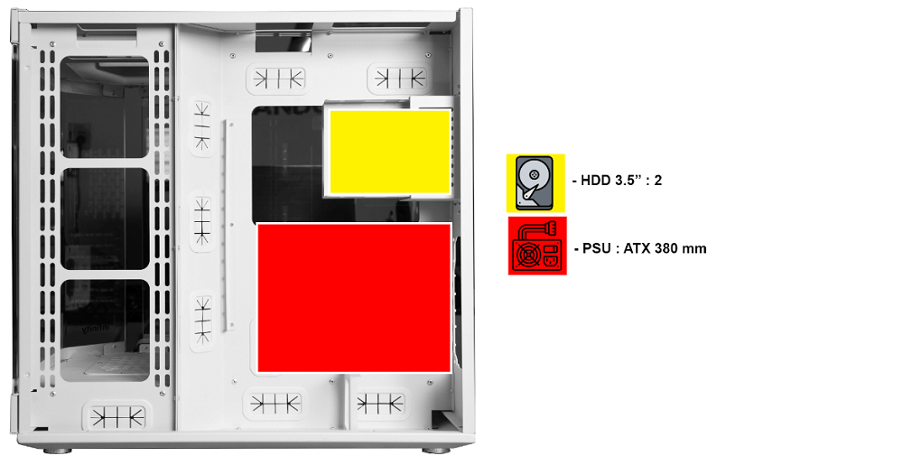 Infinity Aqua Premium - ATX Gaming Chassis Infinity Aqua Premium - ATX Gaming Chassis