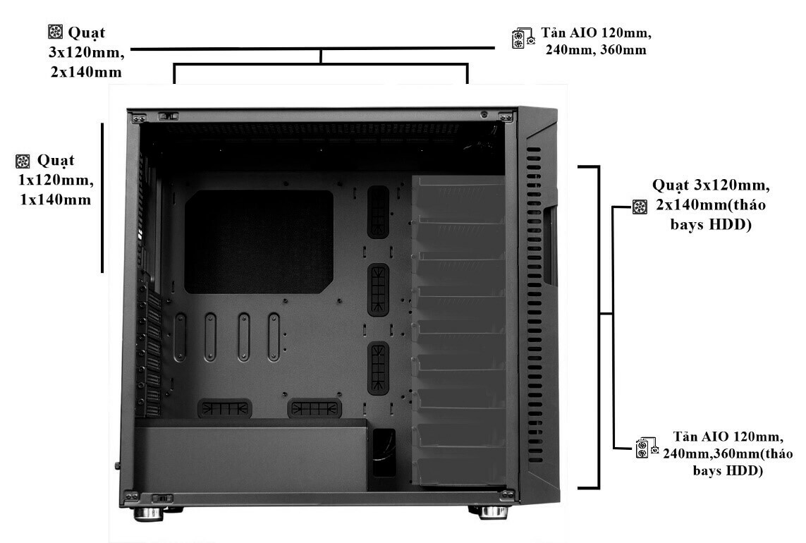 Infinity Revenge Pro - Workstation Silent Chassis Infinity Revenge Pro - Workstation Silent Chassis