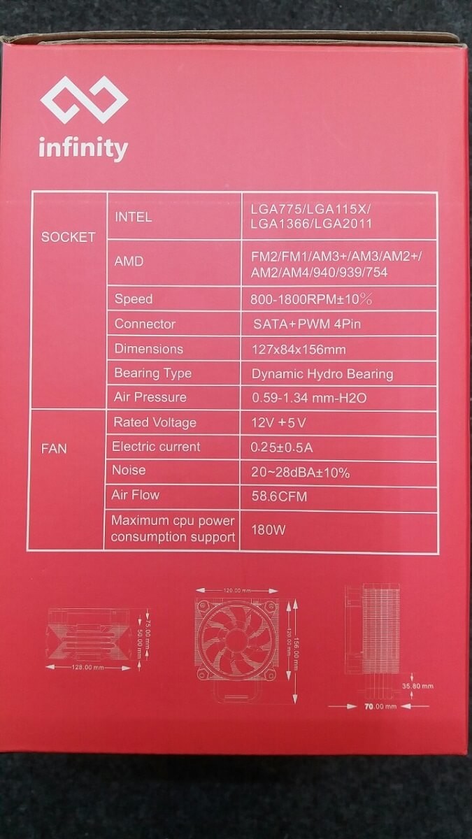 Infinity Saido Pro ARGB - Ultimate Performance CPU Cooler Infinity Saido Pro ARGB - Ultimate Performance CPU Cooler