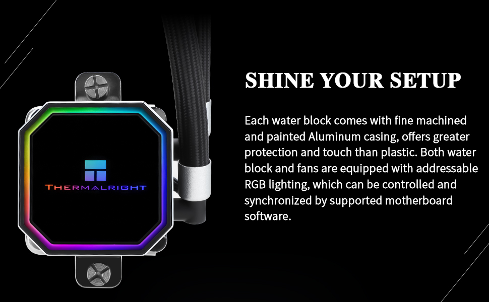 Thermalright Frozen Prism 240 BLACK - AIO CPU Cooler Thermalright Frozen Prism 240 BLACK - AIO CPU Cooler