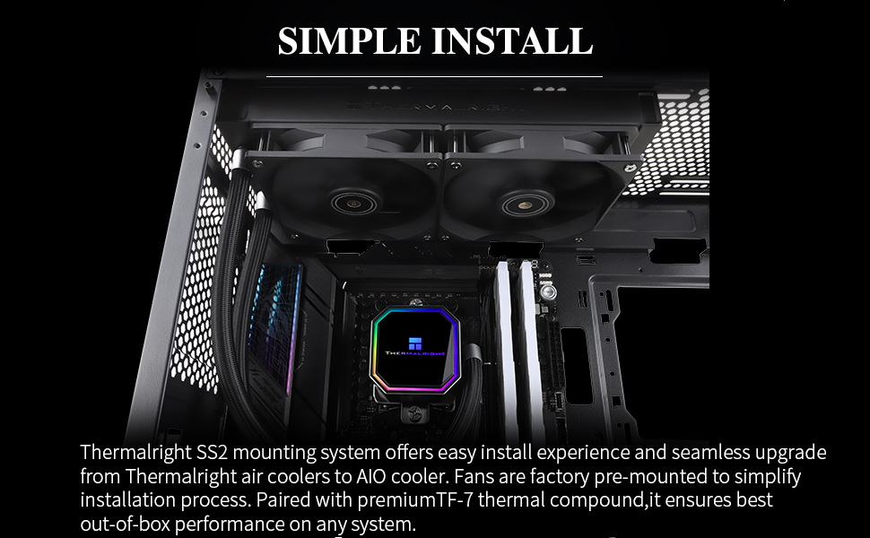 Thermalright Frozen Prism 240 BLACK - AIO CPU Cooler Thermalright Frozen Prism 240 BLACK - AIO CPU Cooler