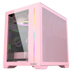MIK LV12 Mini Elite Pink H2 MIK LV12 Mini Elite Pink – Micro-ATX Case