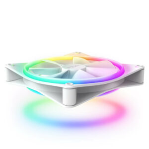 NZXT F140 RGB DUO Twin Pack White - 2 x 140mm RGB Fans & Controller