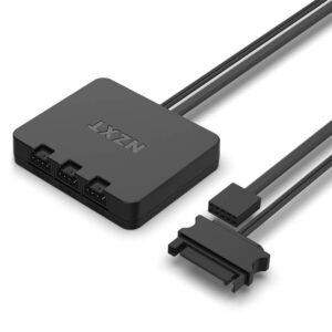 NZXT F120 RGB Triple Pack White - 3 x 120mm RGB Fans & Controller