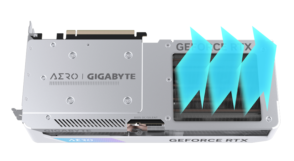 Gigabyte GeForce RTX™ 4070 SUPER AERO OC 12G - 12GB GDDR6X Gigabyte GeForce RTX™ 4070 SUPER AERO OC 12G - 12GB GDDR6X