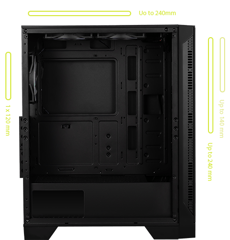 MSI MAG FORGE 120A AIRFLOW - Mid Tower Case