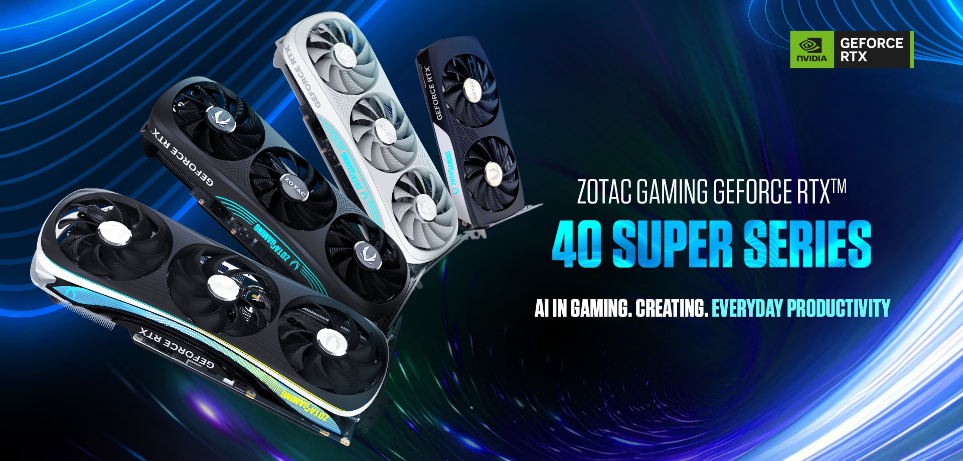 ZOTAC GAMING GeForce RTX 4070 Ti SUPER Trinity Black Edition - 16GB GDDR6X
