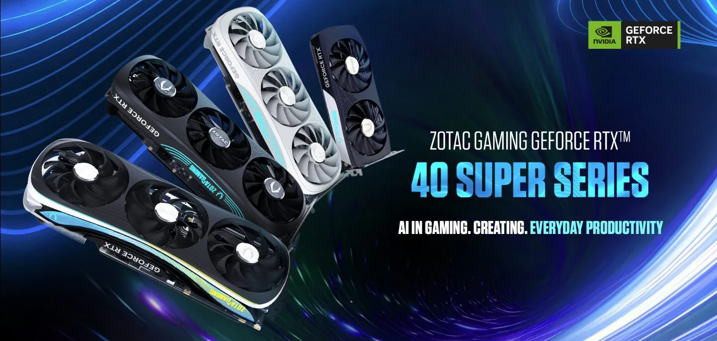 ZOTAC GAMING GeForce RTX 4080 SUPER Trinity Black Edition - 16GB GDDR6X