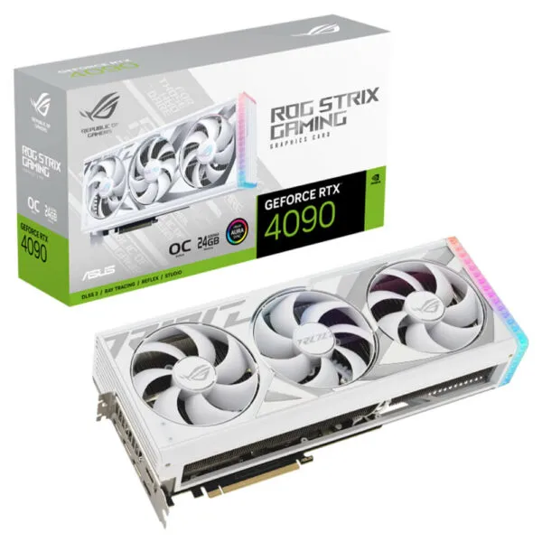 ASUS ROG Strix GeForce RTX™ 4090 24GB GDDR6X White OC Edition