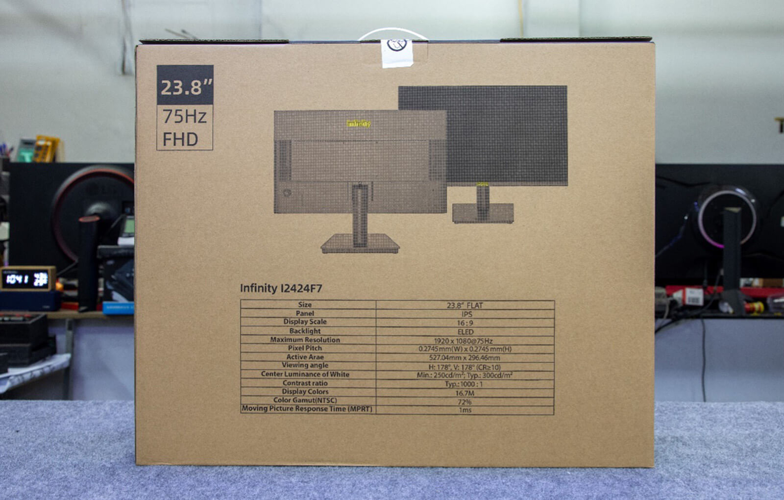 Infinity I2424F7 - 24 inch FHD IPS | 75Hz | 5ms | Gaming Monitor