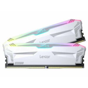 Lexar ARES White RGB DDR5 H2 Lexar ARES White RGB - 32GB (2x16GB) DDR5 - Bus 6400MHz Cas 32 - LD5EU016G-R6400GDWA