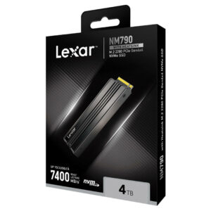 Lexar NM790 with Heatsink 4TB - M.2 2280 NVMe Gen 4 x4 SSD - LNM790X004T-RN9NG