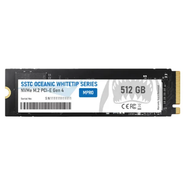 SSTC OCEANIC WHITETIP MAX-III PRO 512GB - PCIe 4.0 x4 NVMe M.2