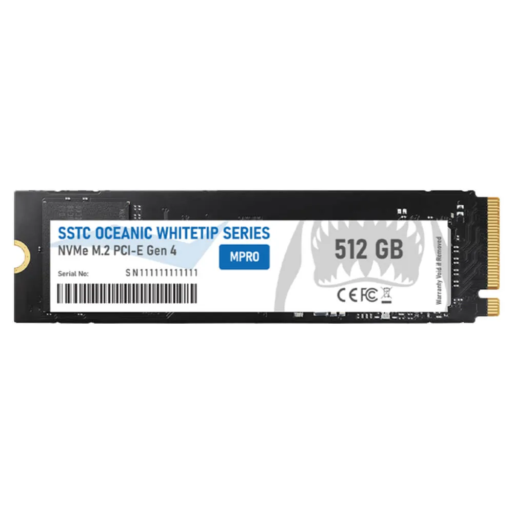 SSTC OCEANIC WHITETIP MAX-III PRO 512GB – PCIe 4.0 x4 NVMe M.2