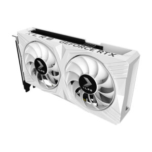 PNY GeForce RTX™ 4060 8GB XLR8 Gaming VERTO™ Dual Fan OC White Edition DLSS 3 - 8GB GDDR6VGA-4060-XLR8-X2-O8G