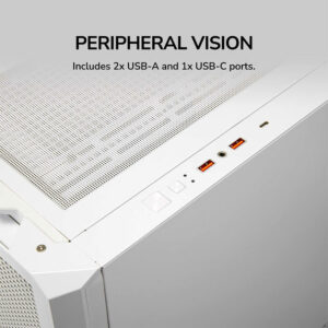 Cougar MX600 RGB White H10 Cougar MX600 RGB White - ARGB Full-Tower Case