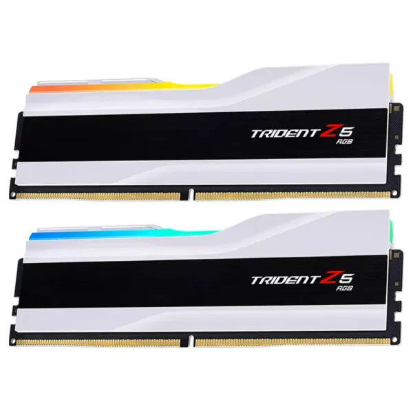 GSkill Trident Z5 RGB White – 48GB (2x24GB) DDR5 – Bus 7200MHz Cas 36