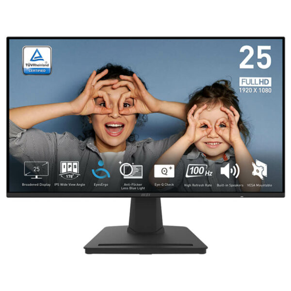 MSI PRO MP252 - 25 inch FHD IPS / 100Hz / 4ms / Speaker